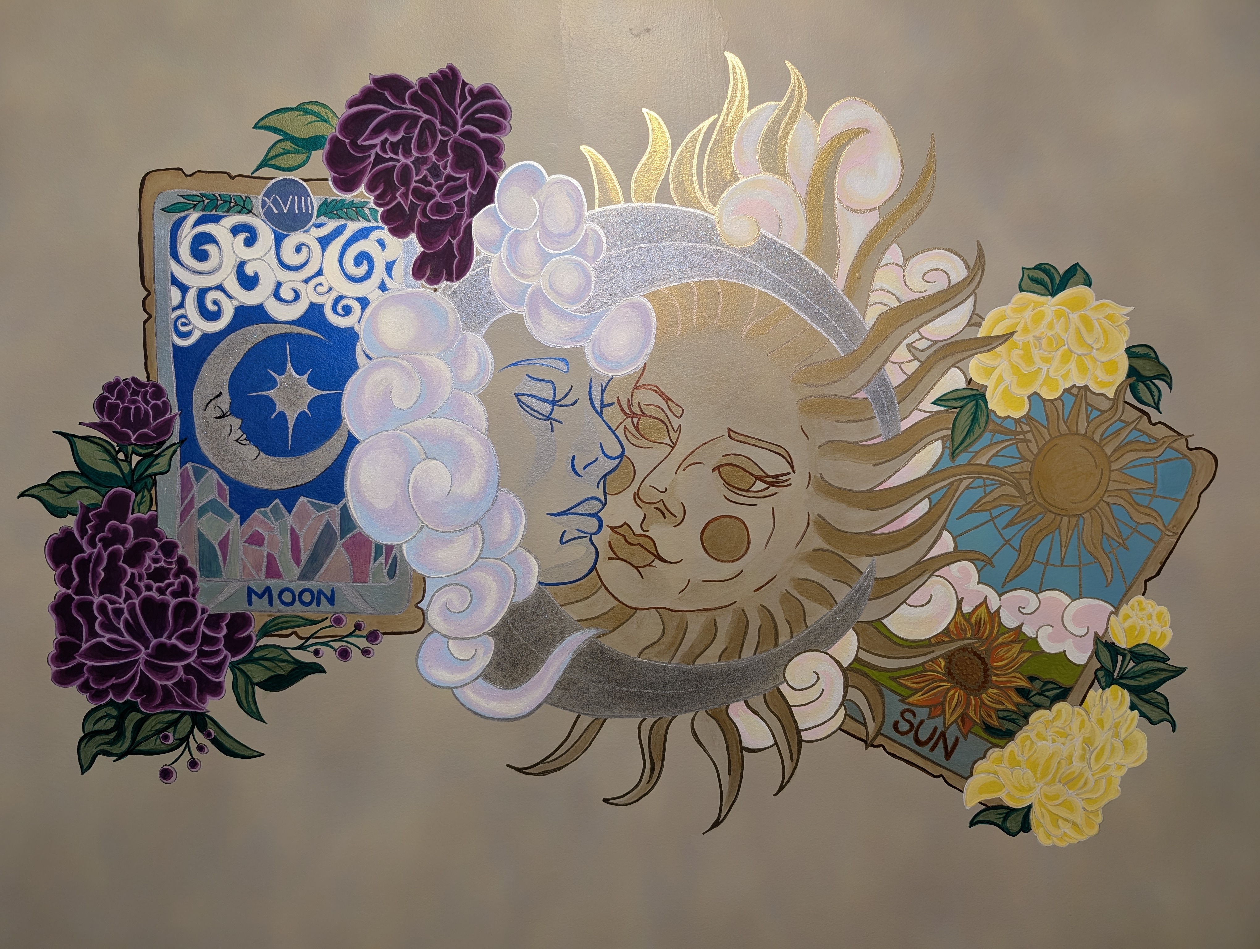 Take a seat in front of a celestial mural as you draw a card from one of the many oracle and tarot decks we have collected! What answers are you searching for?